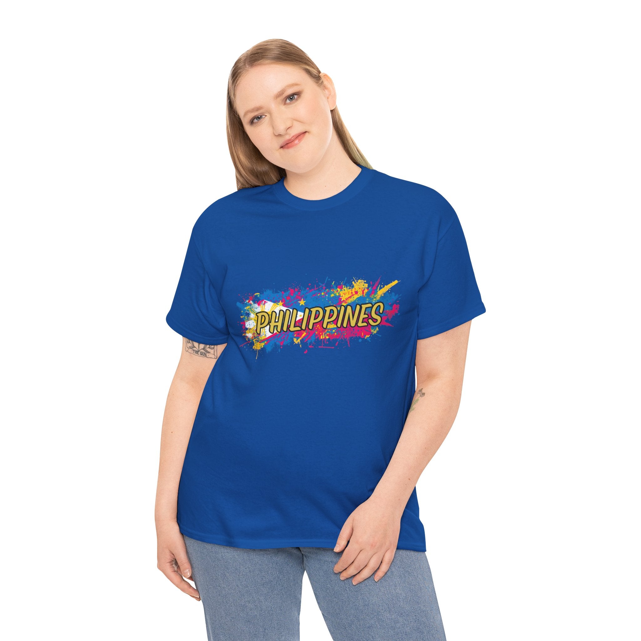 Philippines Color Splash T‑Shirt — Vibrant Filipino Pride Tee
