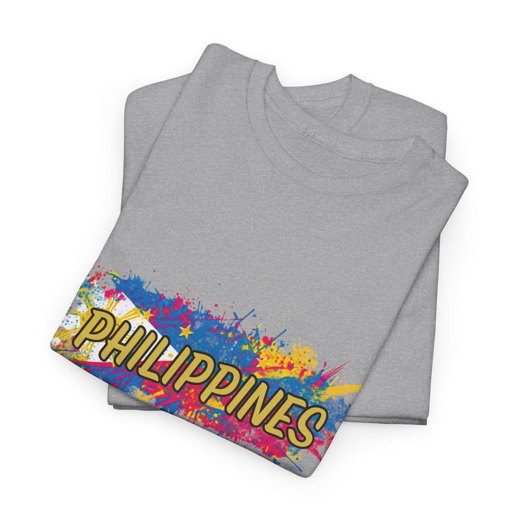 Philippines Color Splash T‑Shirt — Vibrant Filipino Pride Tee