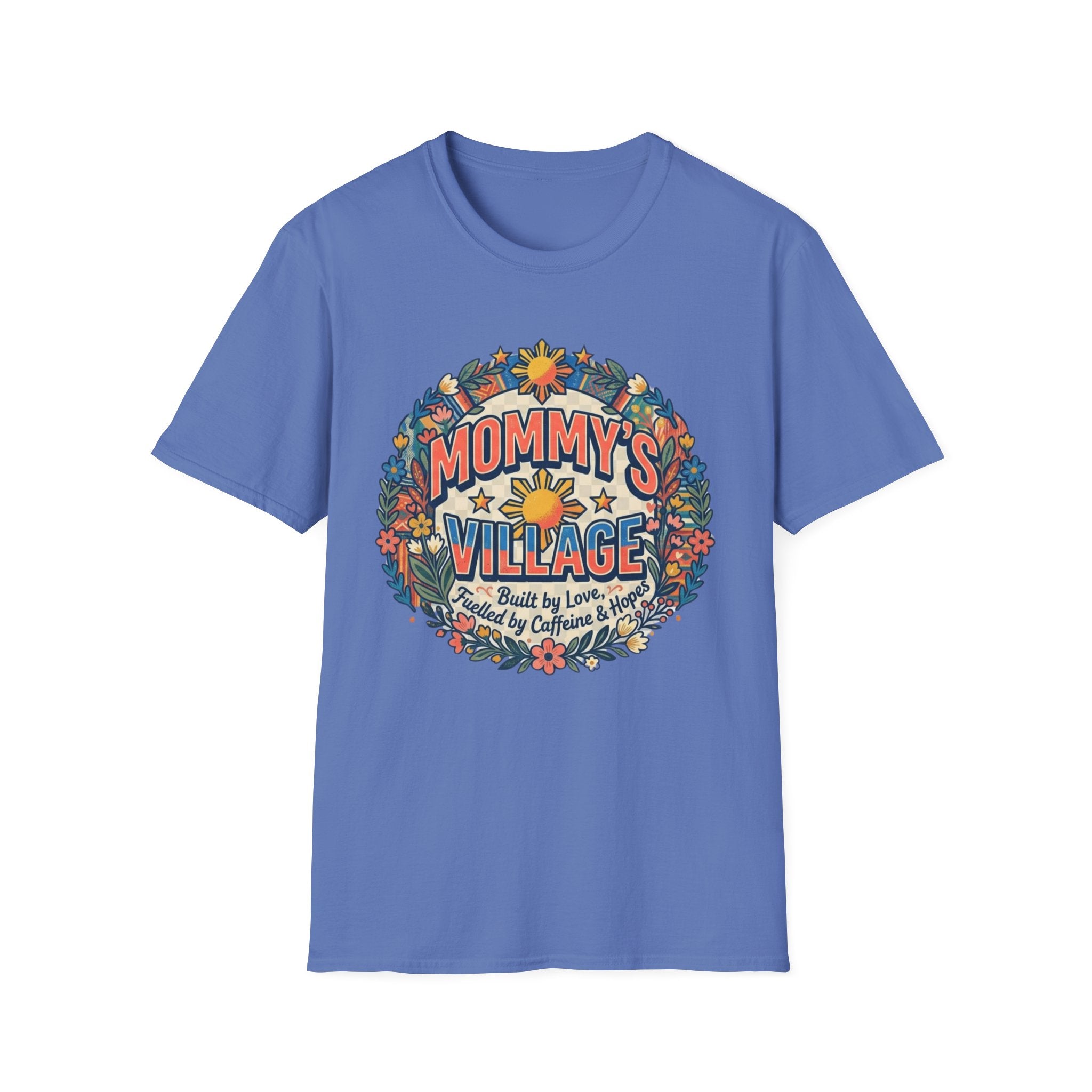 Mommy's Village T-Shirt — Philippines Sun Floral Mommy's Village Tee