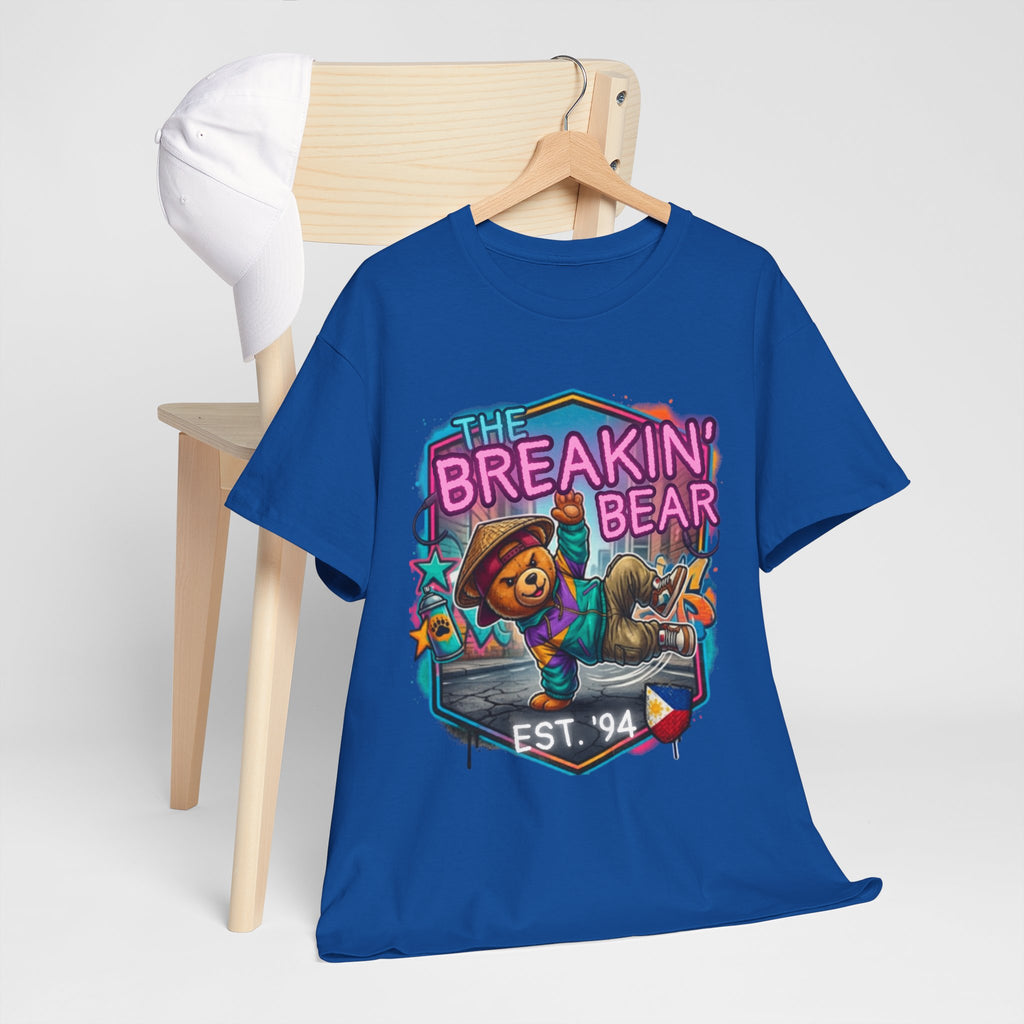 Breakin' Bear Graphic Tee — 'The Breakin' Bear' Est. '94 Retro Streetwear Filipino