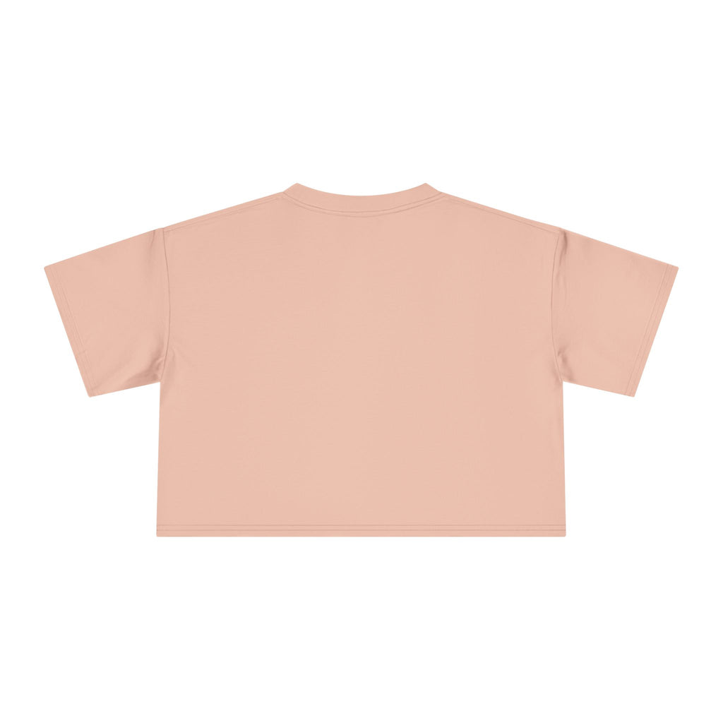 Crop Tee — "Why Fit In When You Were Born to Stand Out" Flamingo Graphic