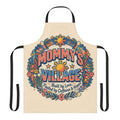 Mommy's Village Floral Filipino Apron — "Built by Love, Fueled by Caffeine & Hope" Phillipines design