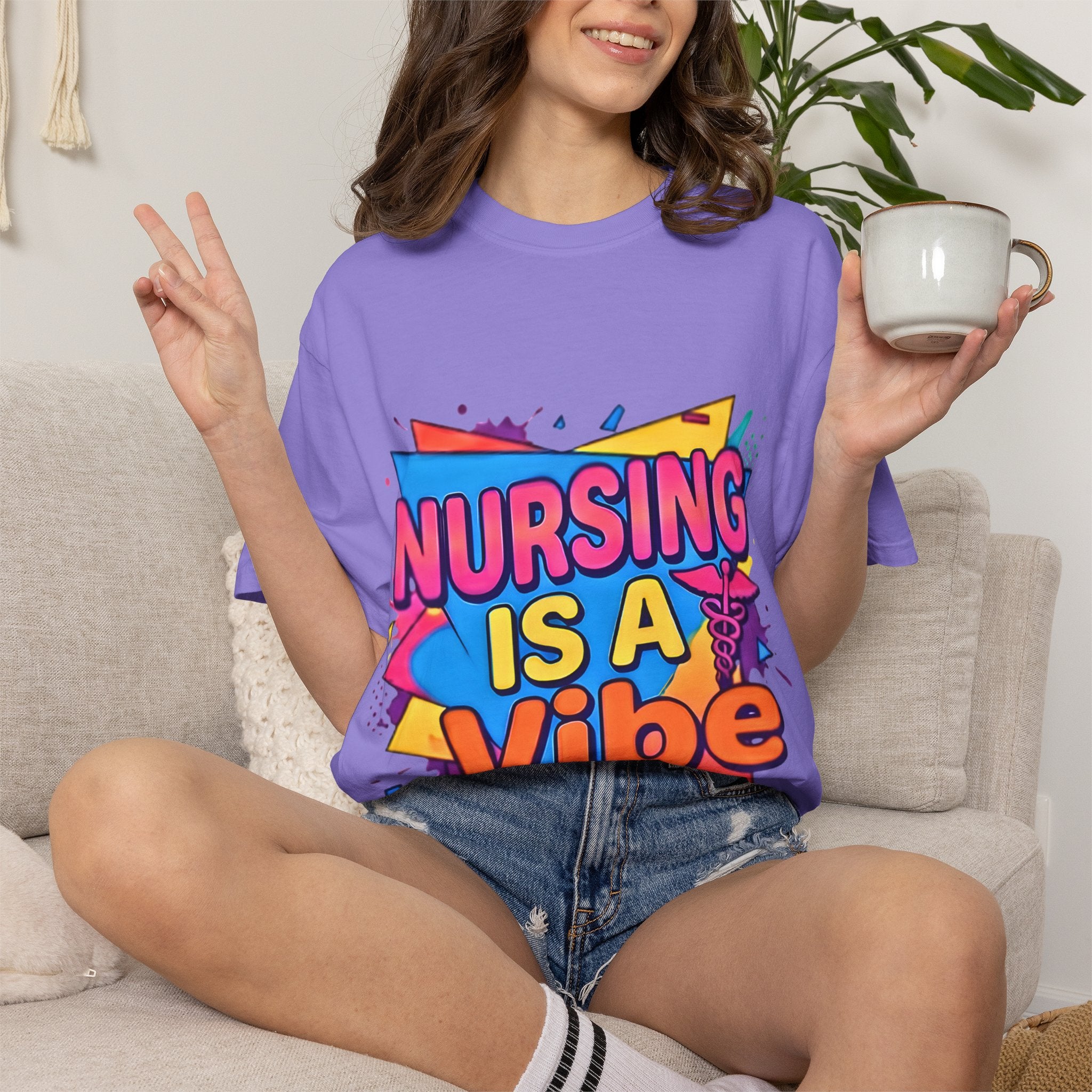 "Nursing Is A Vibe" t-shirt