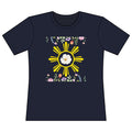 Women's Performance Tee — Floral Sun Philippine, pinoy, filipino Sunburst Design