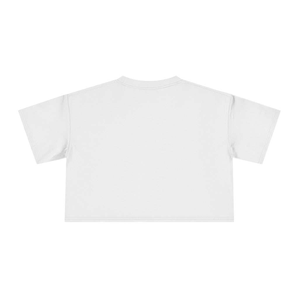 Crop Tee — "Why Fit In When You Were Born to Stand Out" Flamingo Graphic