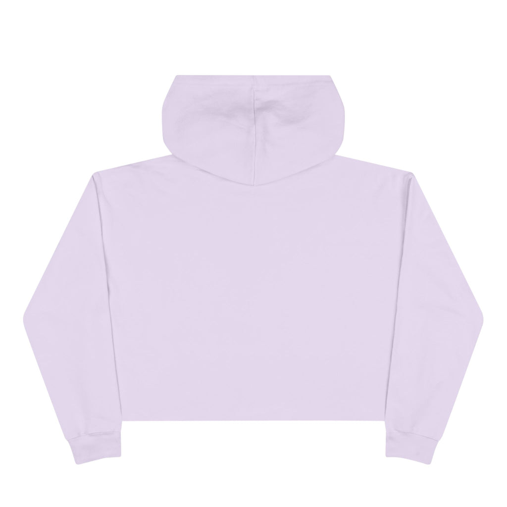 Cropped Hoodie — Sunburst Floral Graphic (Yellow Hibiscus)