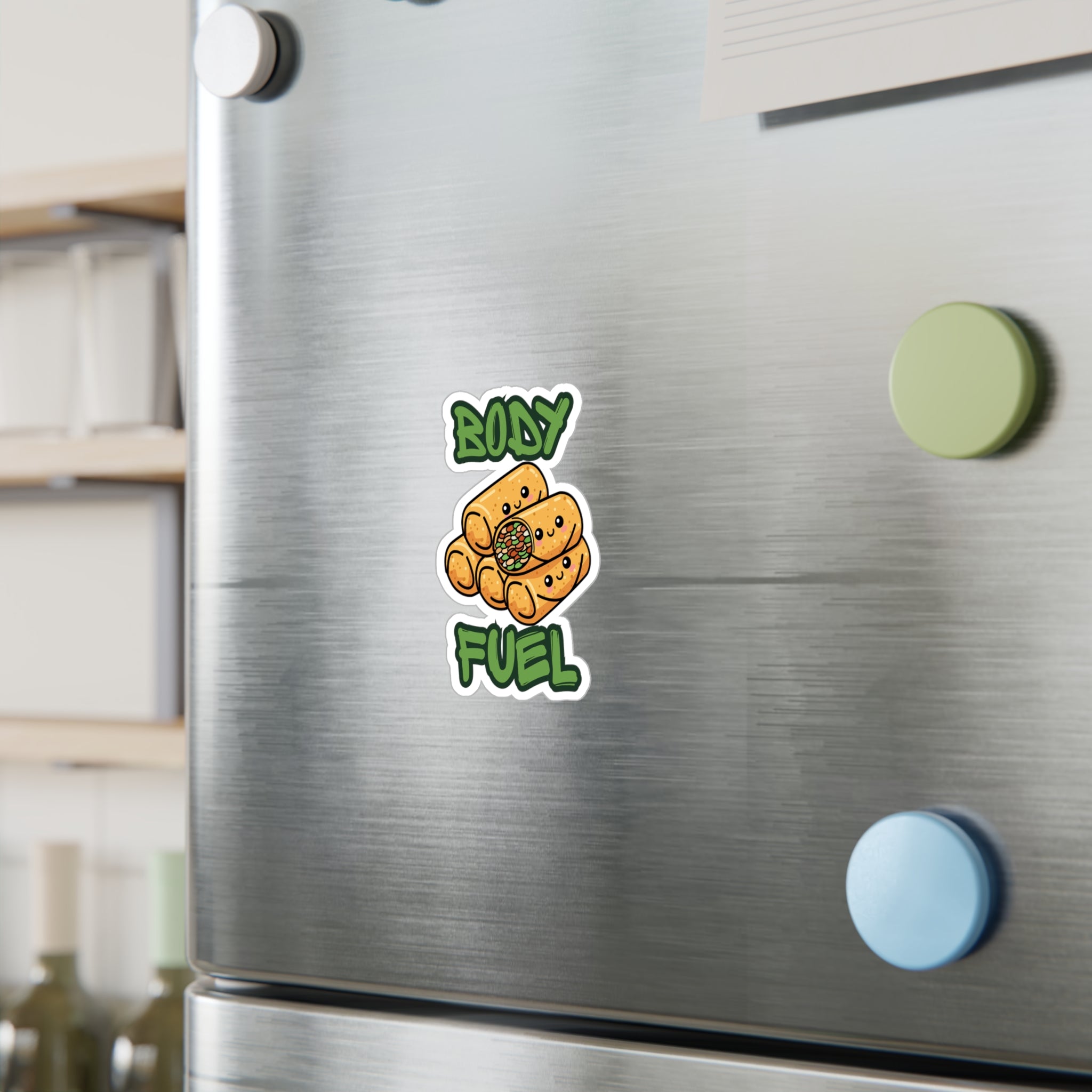Cute Lumpia Stack Vinyl Sticker – Kawaii Philippines,  Pinoy, filipino,Food Kiss-Cut Decal