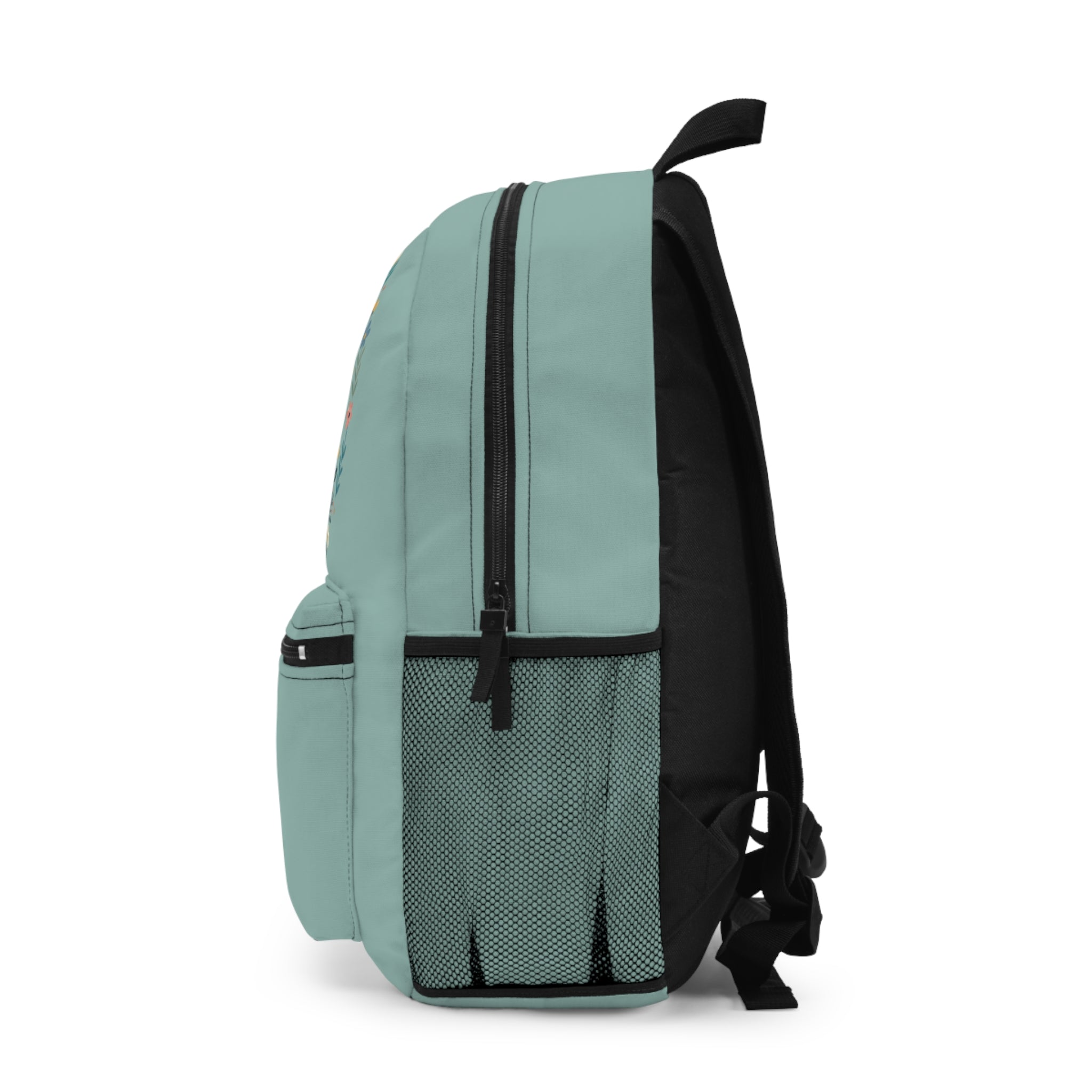 Mommy's Village Floral Backpack — 'Built by Love Fueled by Caffeine & Wine' Cute Mom Tote
