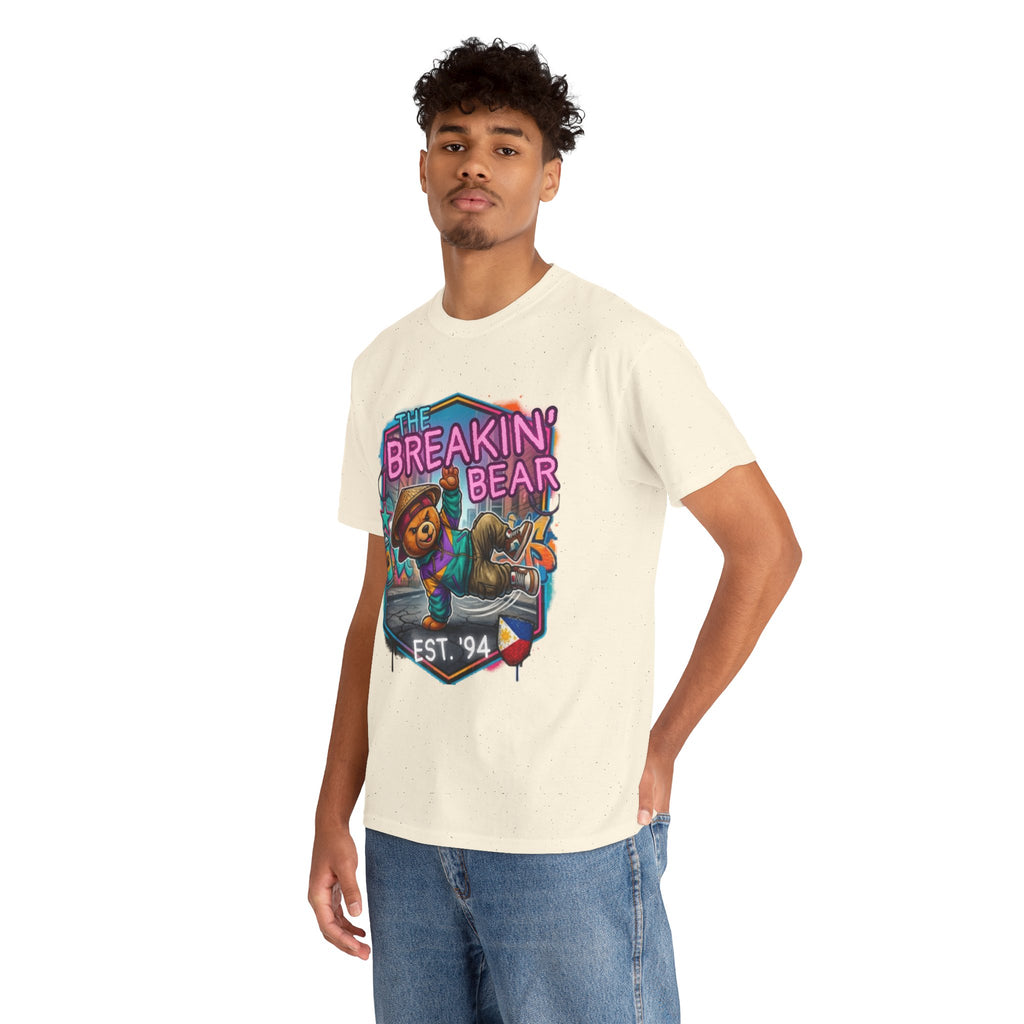 Breakin' Bear Graphic Tee — 'The Breakin' Bear' Est. '94 Retro Streetwear Filipino