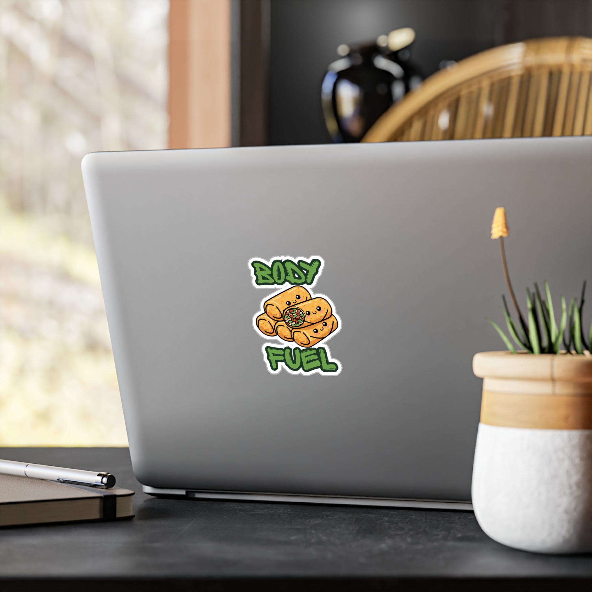 Cute Lumpia Stack Vinyl Sticker – Kawaii Philippines,  Pinoy, filipino,Food Kiss-Cut Decal