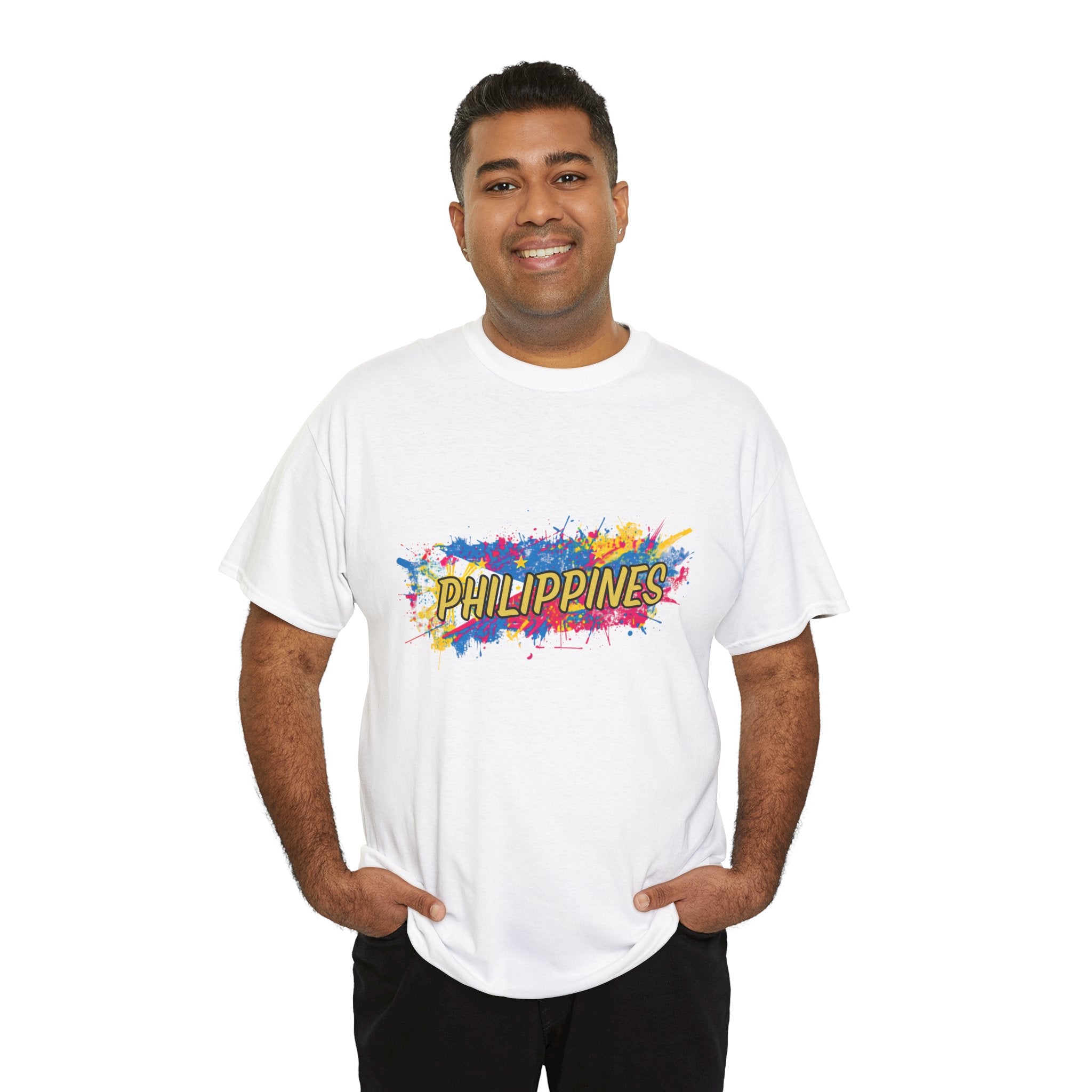 Philippines Color Splash T‑Shirt — Vibrant Filipino Pride Tee