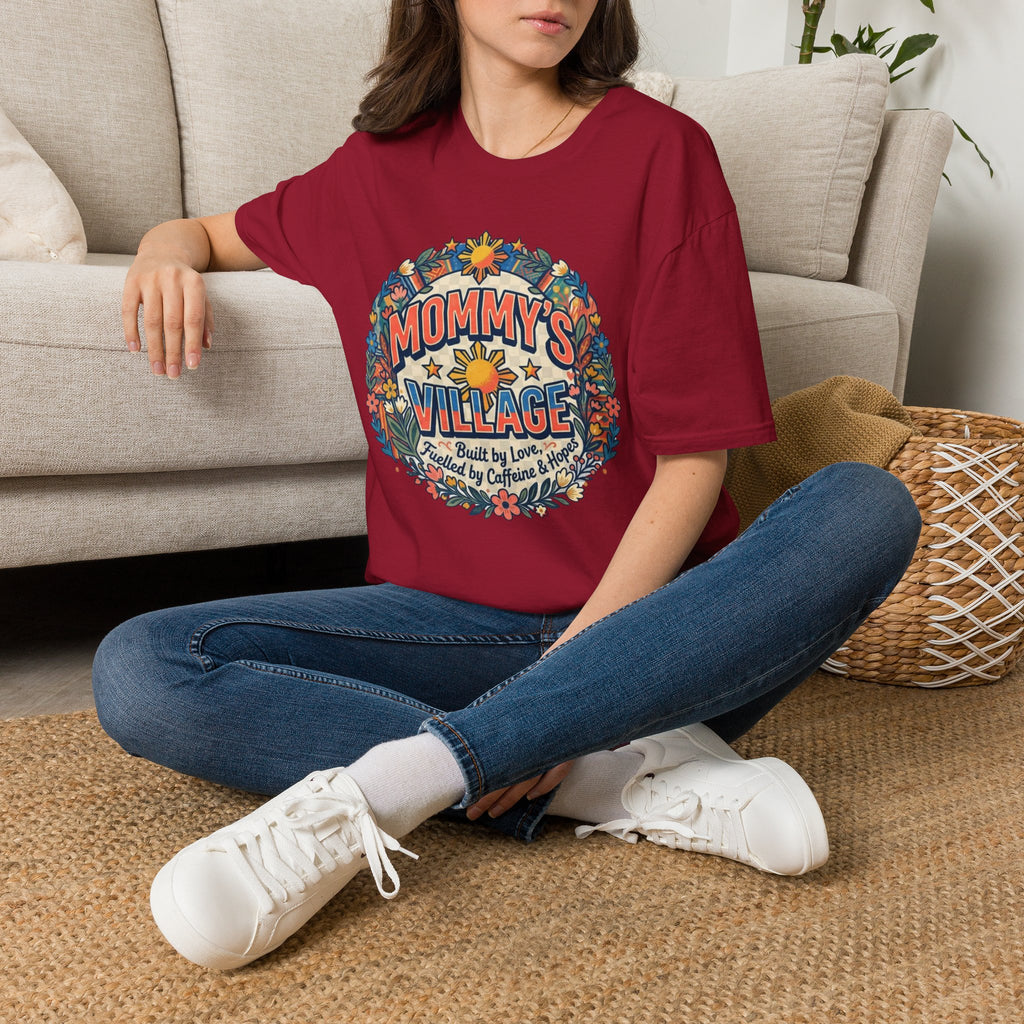 Mommy's Village T-Shirt — Philippines Sun Floral Mommy's Village Tee