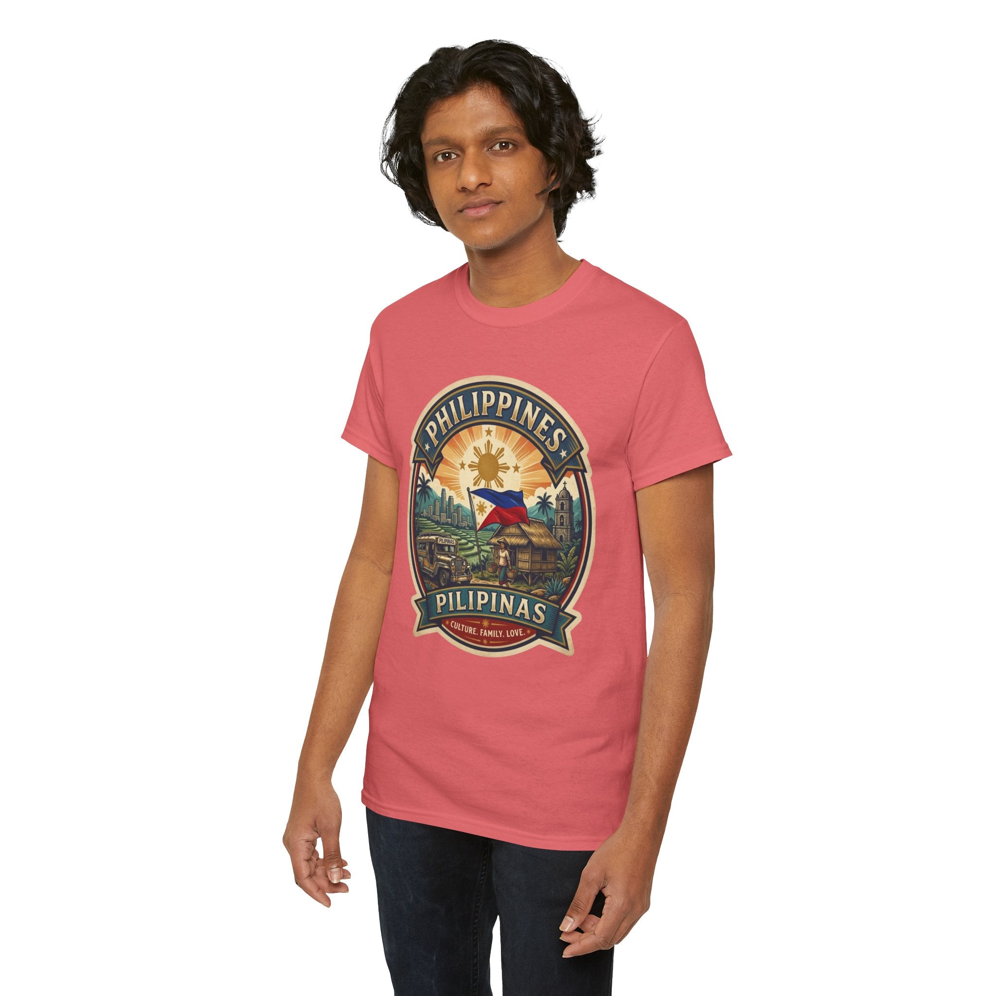 Philippines Vintage Badge T-Shirt – Filipino Pride Travel Tee