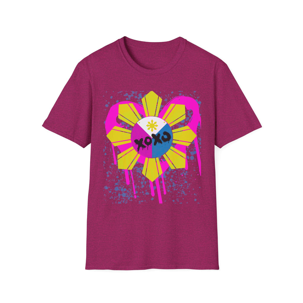 Pinay power Flower Graffiti T-Shirt bloom Tee