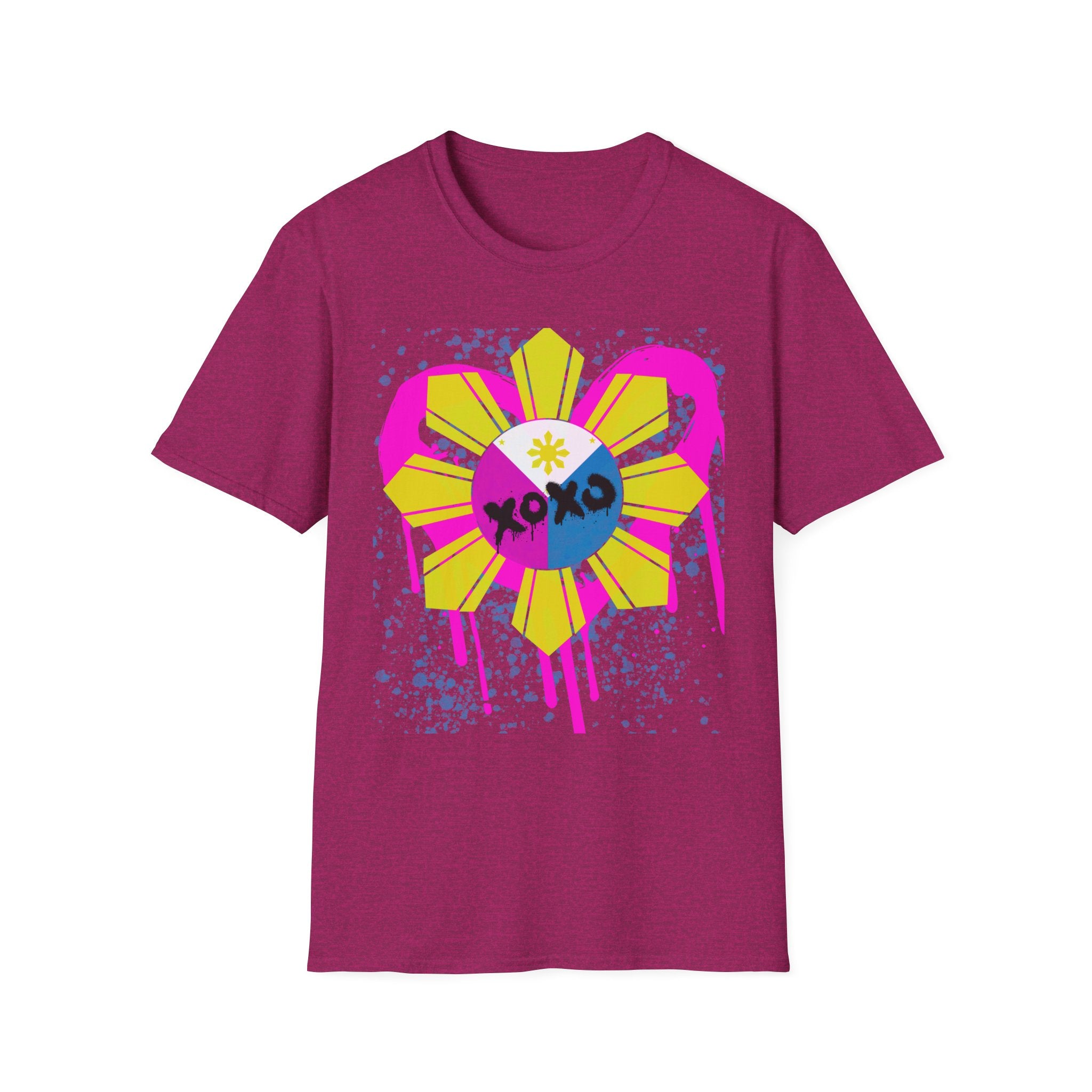 Pinay power Flower Graffiti T-Shirt bloom Tee