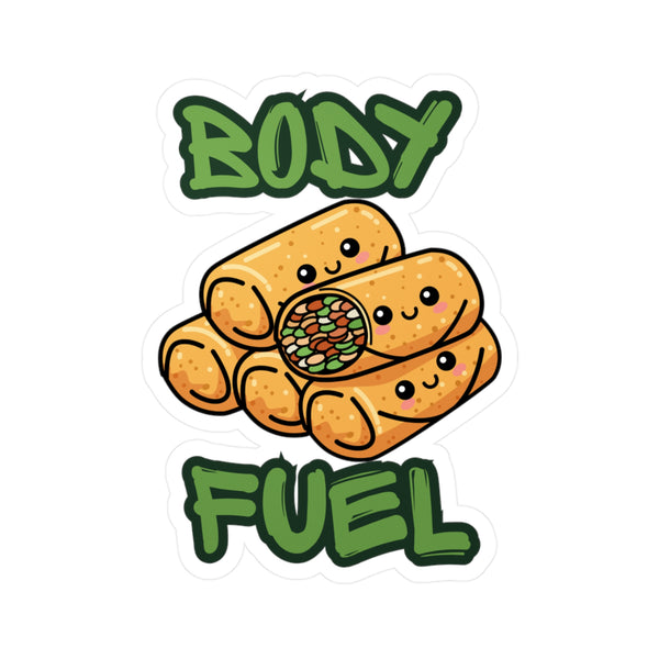 Cute Lumpia Stack Vinyl Sticker – Kawaii Philippines,  Pinoy, filipino,Food Kiss-Cut Decal