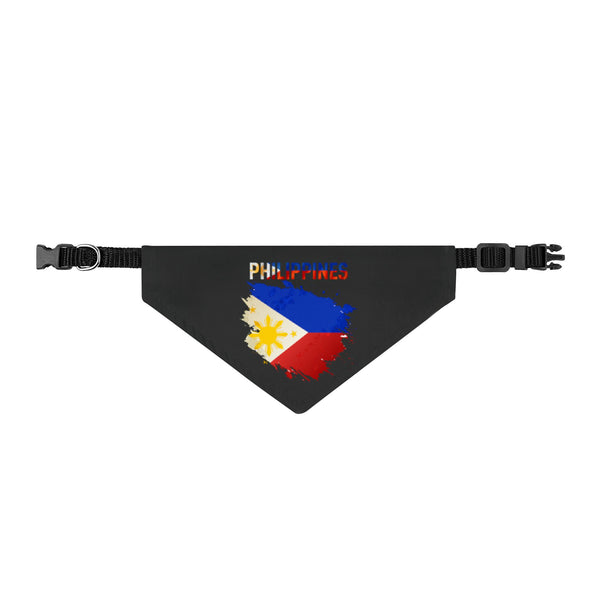 Philippines Flag Clip-On Pet Bandana – Filipino Pride Dog & Cat Accessory