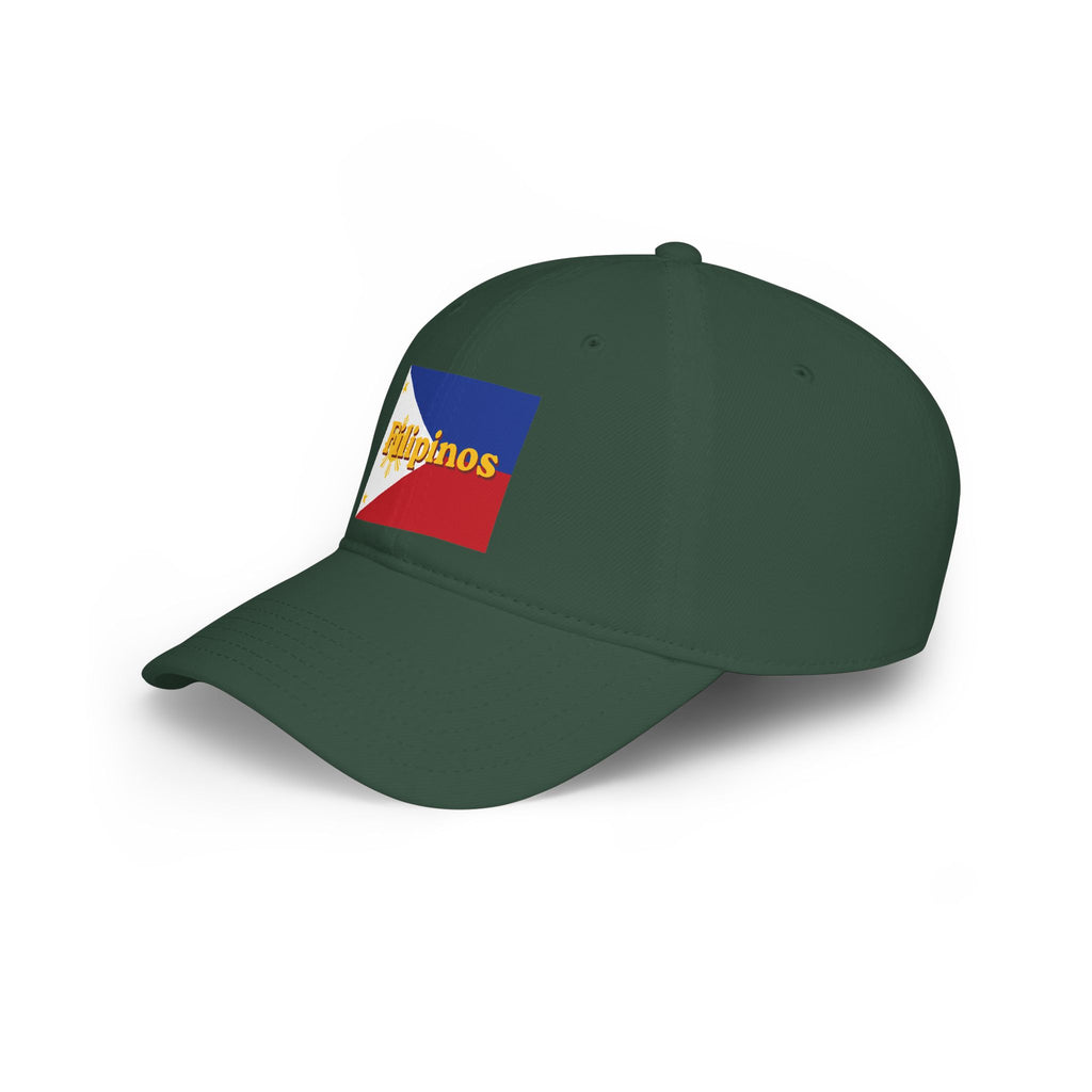 Filipinos Flag Baseball Cap — Filipino Pride Low Profile Hat