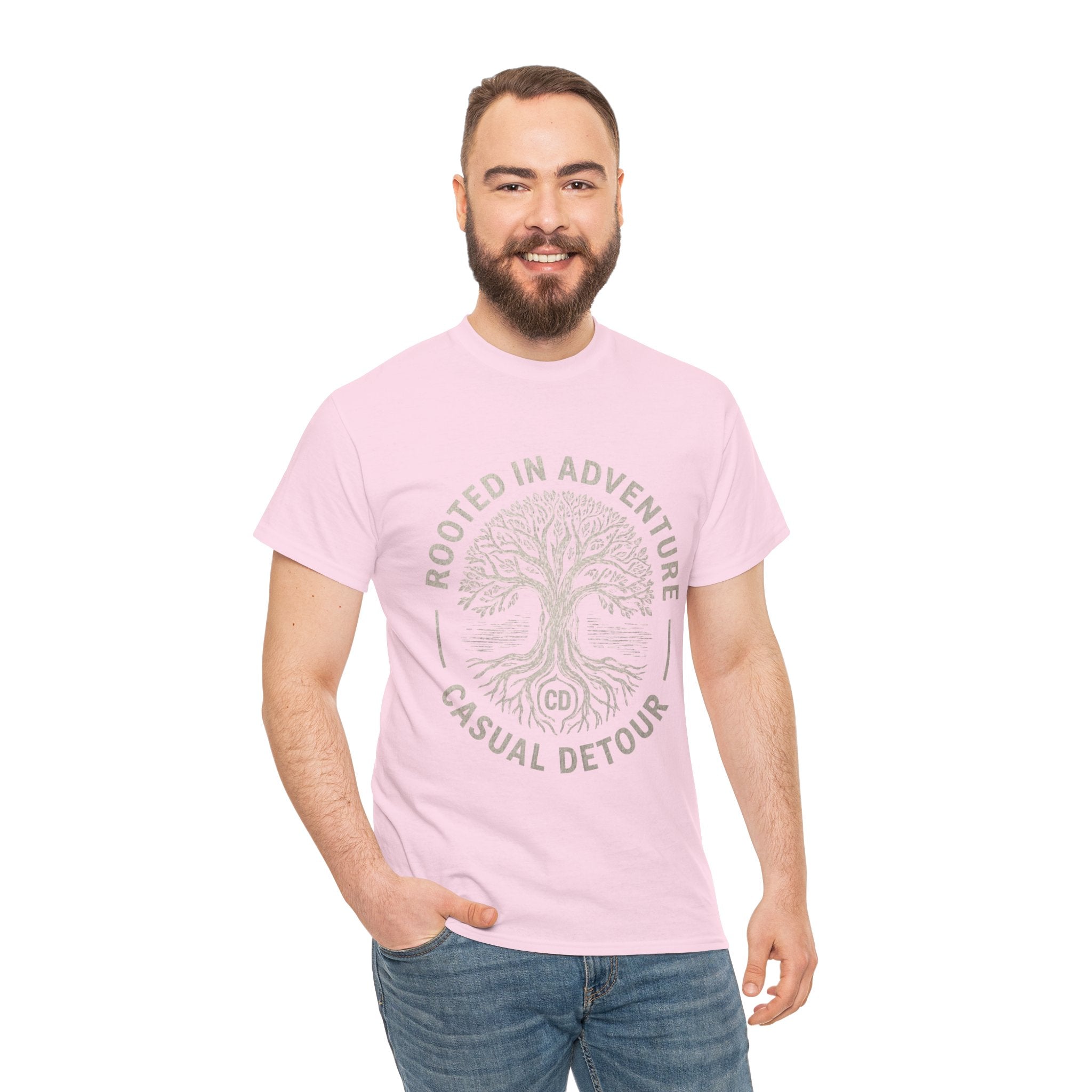 Adventure Tree T‑Shirt — "Rooted in Adventure, Casual Detour" Outdoor Graphic Tee